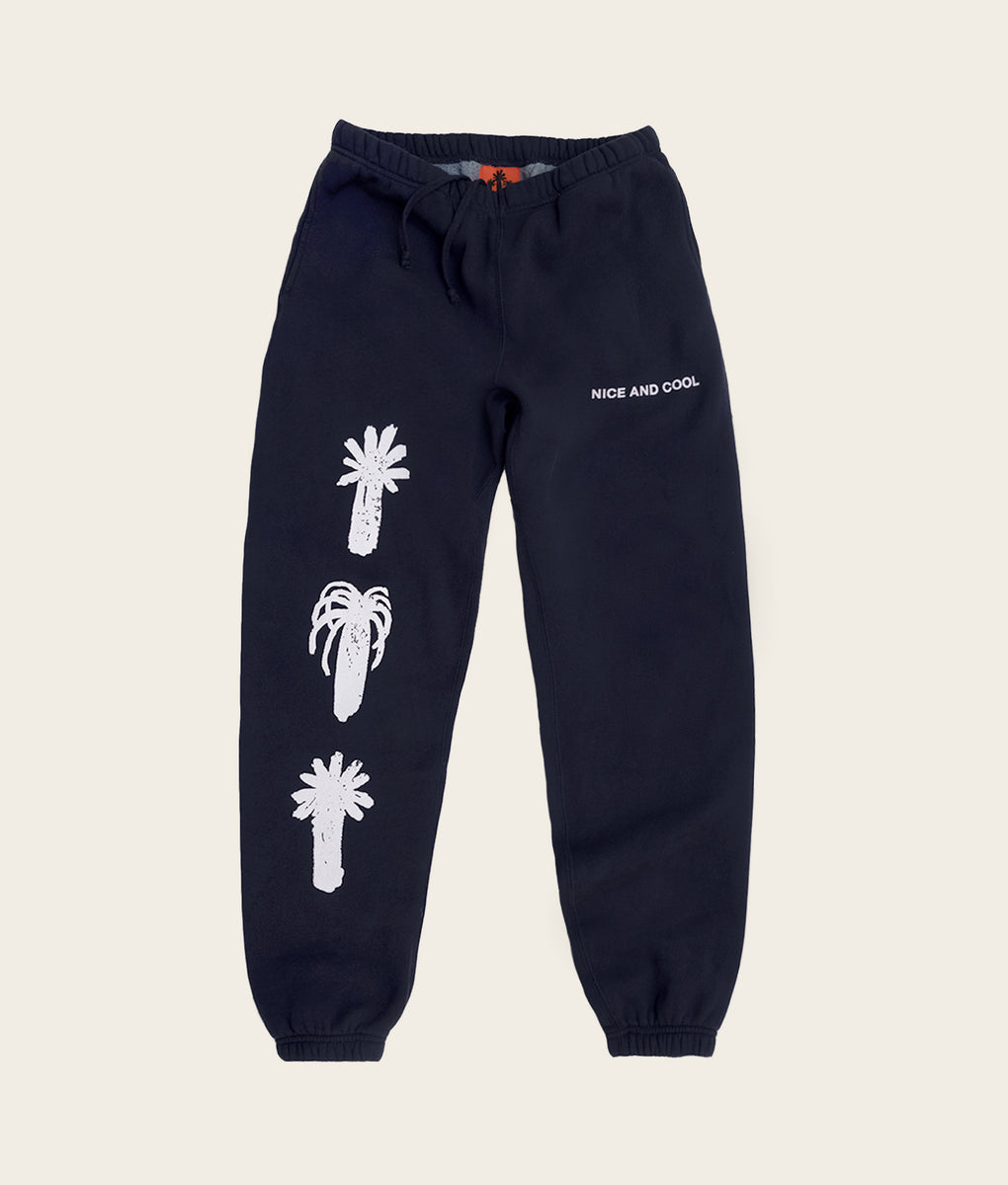 Beachly - Pacific Palms Sweatpants - Pacific Blue (Add-On)
